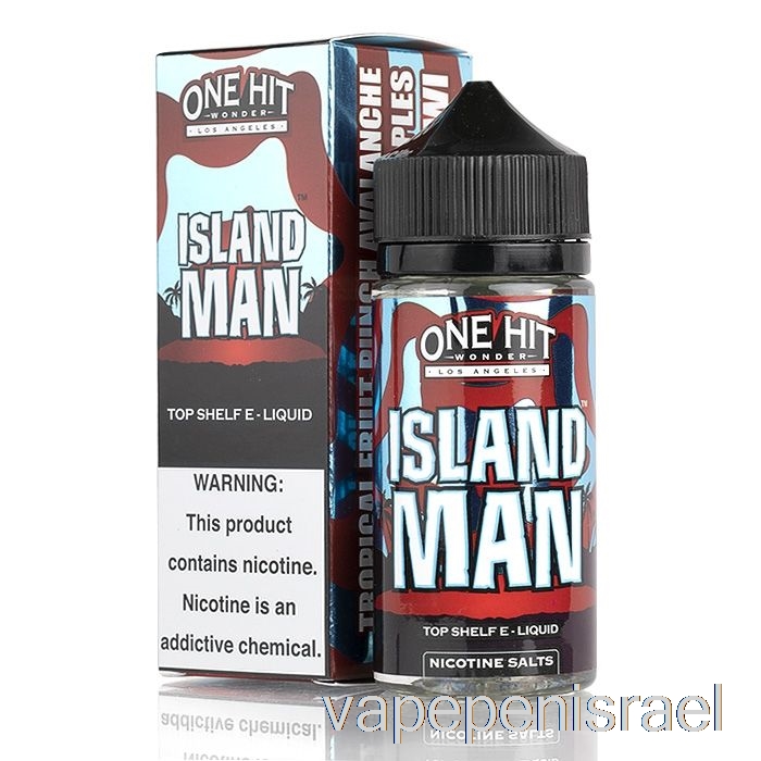 חד פעמי Vape Israel Island Man - One Hit Wonder - 100 מ"ל 6 מ"ג